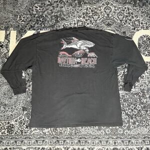 Winners Circle Daytona Beach Bike Week 2009 Black Long Sleeve Shirt Men’s Sz 2XL